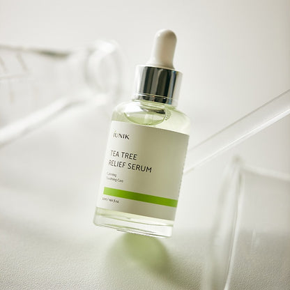 iUNIK Tea Tree Relief Serum 50ml at Embé Skin Korean and Japanese Beauty Skincare