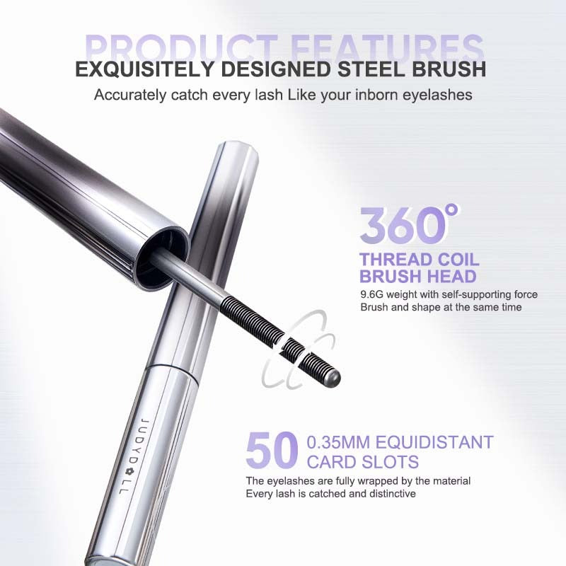 Judydoll 3D Curling Eyelash Iron Mascara 01 Curly Black 2g at Embé Skin Korean and Japanese Beauty Skincare
