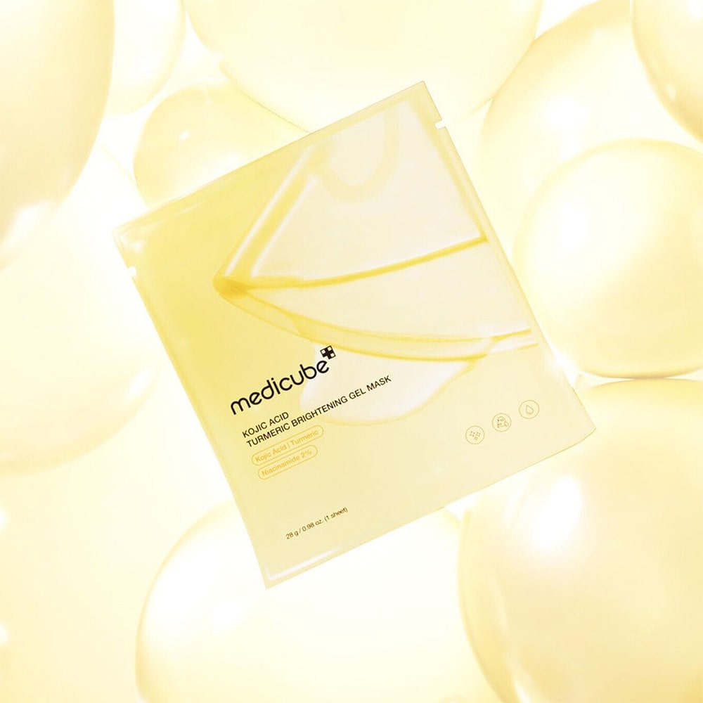 Medicube Kojic Acid Turmeric Brightening Gel Mask 40ml at Embé Skin Korean and Japanese Beauty Skincare