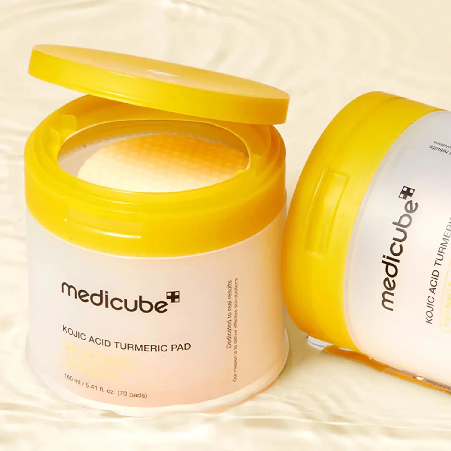 Medicube Kojic Acid Turmeric Toner Pad 70 Pads at Embé Skin Korean and Japanese Beauty Skincare