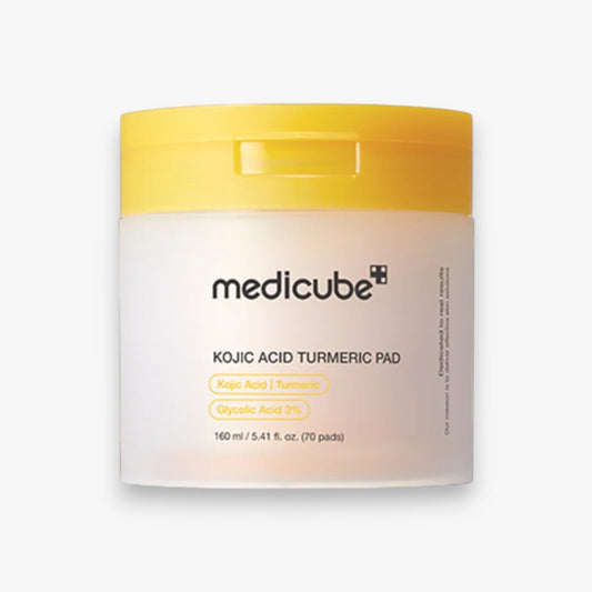 Medicube Kojic Acid Turmeric Toner Pad 70 Pads at Embé Skin Korean and Japanese Beauty Skincare