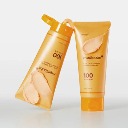 Medicube Kojic Acid Turmeric Toning Cleanser 120g at Embé Skin Korean and Japanese Beauty Skincare