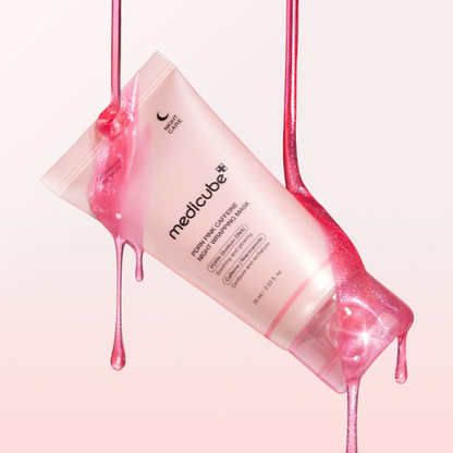 Medicube PDRN Pink Caffeine Night Wrapping Mask 75ml at Embé Skin Korean and Japanese Beauty Skincare
