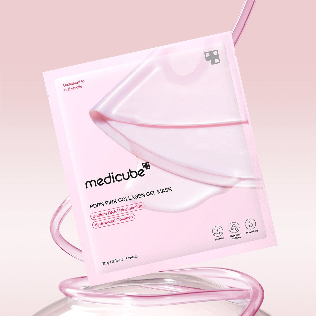 Medicube PDRN Pink Collagen Gel Mask 28g at Embé Skin Korean and Japanese Beauty Skincare