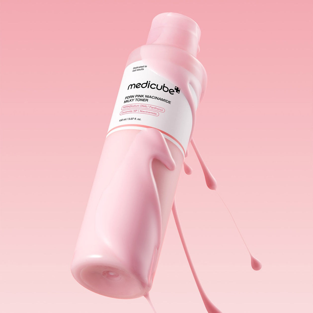 Medicube PDRN Pink Niacinamide Milky Toner 150ml at Embé Skin Korean and Japanese Beauty Skincare
