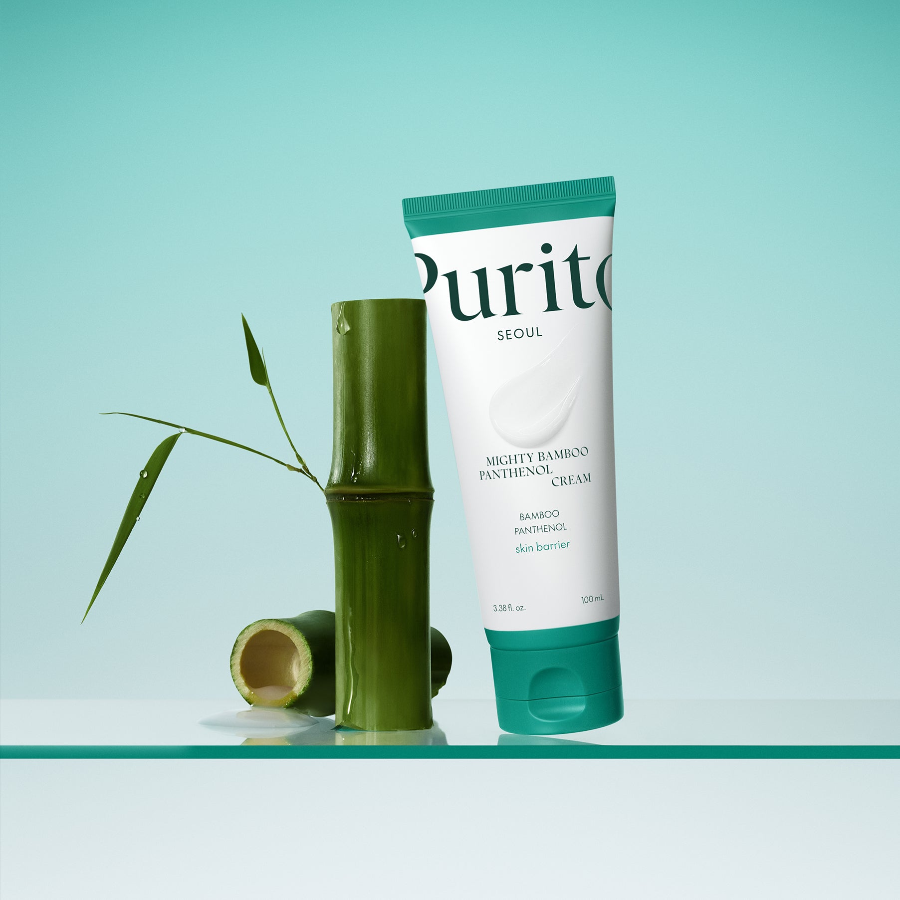 Purito SEOUL Mighty Bamboo Panthenol Cream 100ml at Embé Skin Korean and Japanese Beauty Skincare