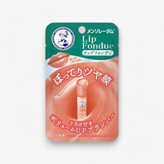 Rohto Mentholatum Lip Fondue Nude Beige 3.2g at Embé Skin Korean and Japanese Beauty Skincare