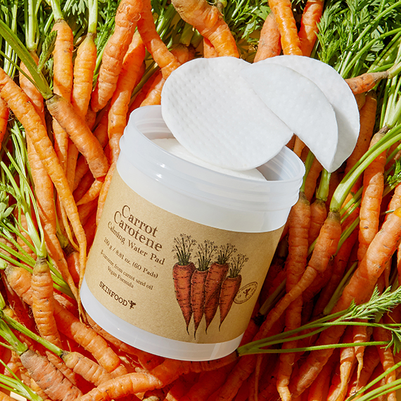 Carrot Carotene Calming Water Pad 60P - Embe Skin