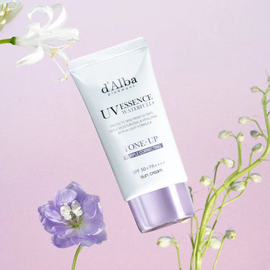 Waterfull Tone-Up Sun Cream Purple Correcting