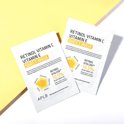 Retinol Vitamin C Vitamin E Sheet Mask