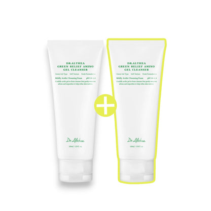 [1+1 DEAL] Green Relief Amino Gel Cleanser