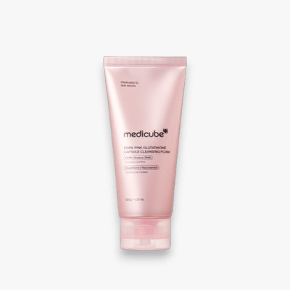 PDRN Pink Glutathione Capsule Cleansing Foam