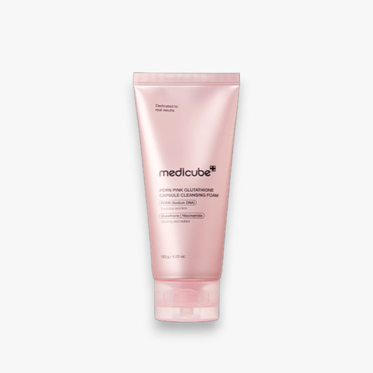 PDRN Pink Glutathione Capsule Cleansing Foam