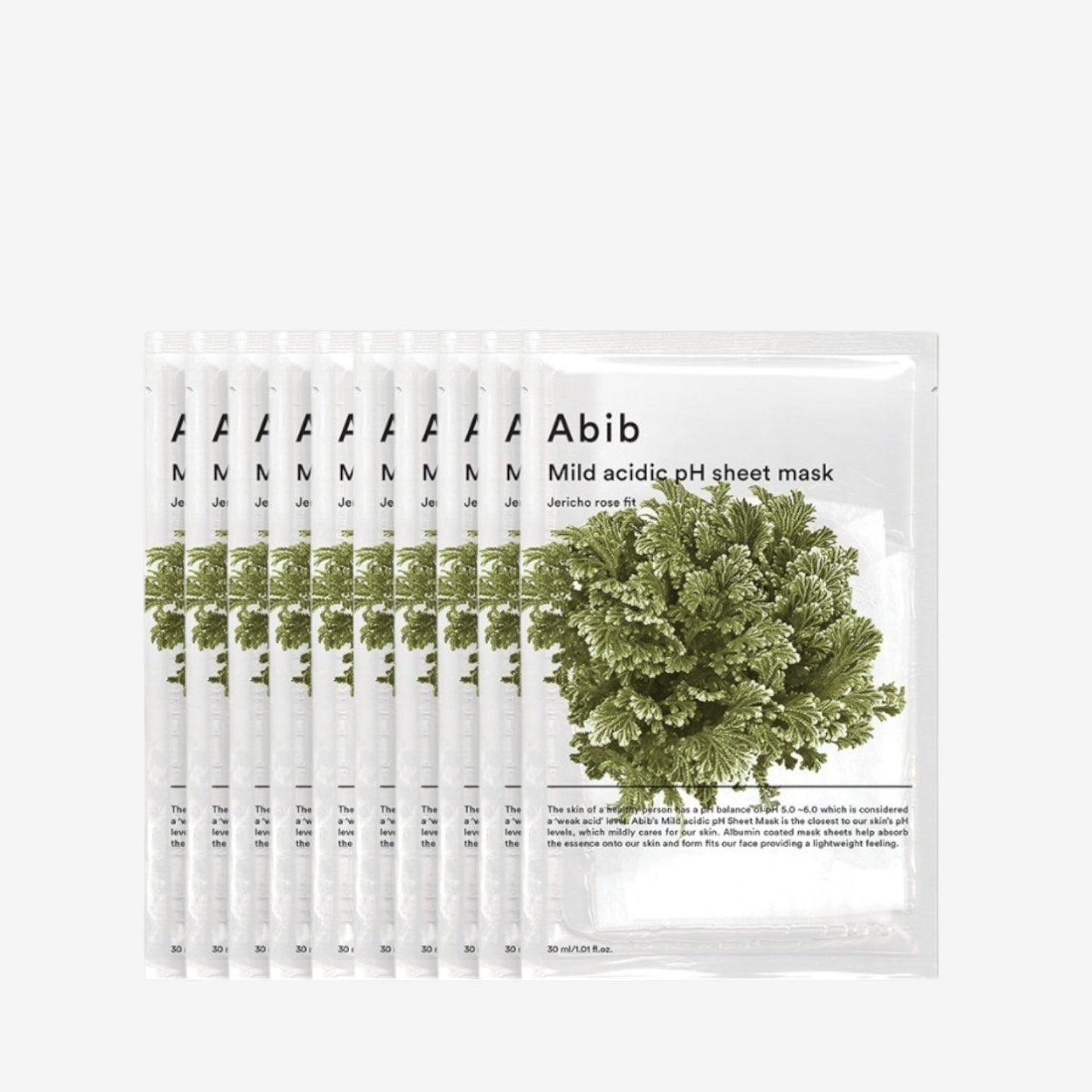 Mild Acidic Low pH Sheet Mask Jericho Rose Fit