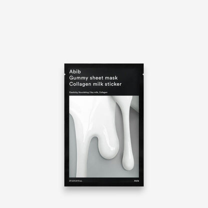 Gummy Sheet Mask Collagen Milk Sticker