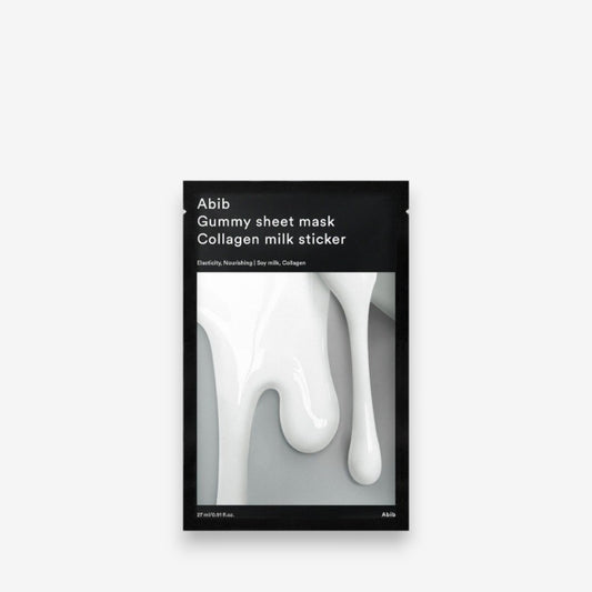 Gummy Sheet Mask Collagen Milk Sticker
