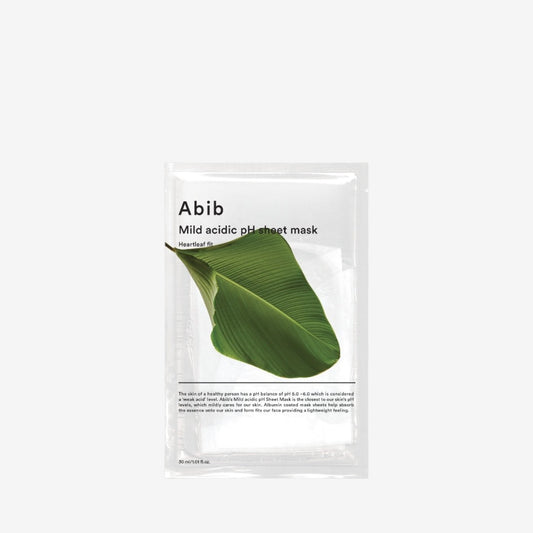 Mild Acidic Low pH Sheet Mask Heartleaf Fit