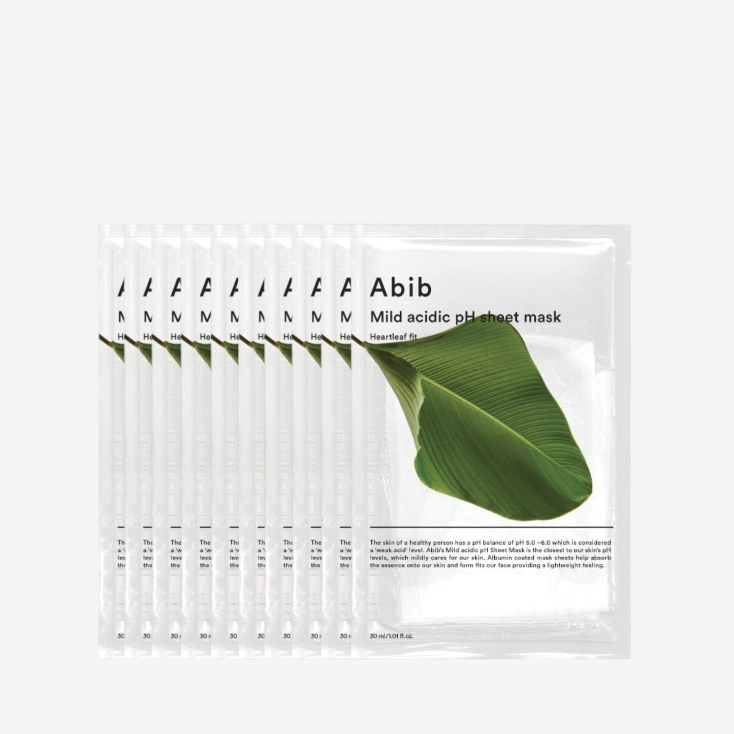Mild Acidic Low pH Sheet Mask Heartleaf Fit