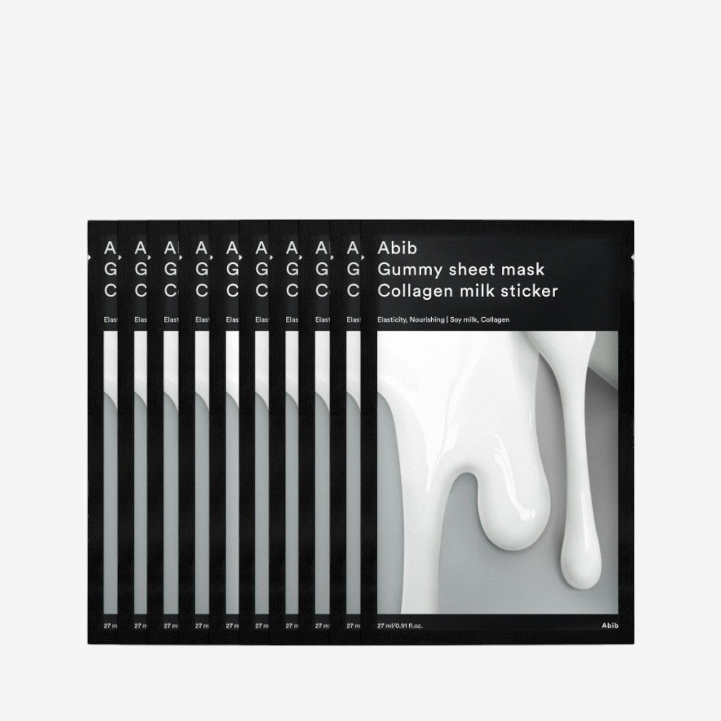 Gummy Sheet Mask Collagen Milk Sticker