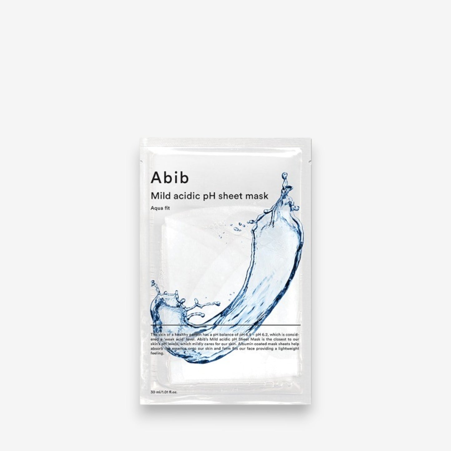 Mild Acidic Low pH Sheet Mask Aqua Fit