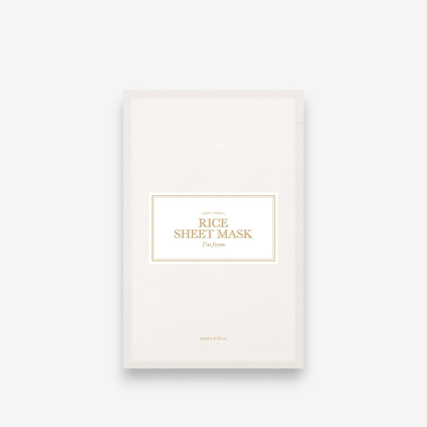 Rice Sheet Mask