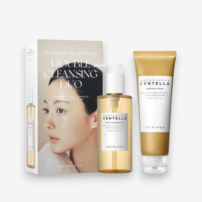 Madagascar Centella Double Cleansing Duo (Light Cleansing Oil + Ampoule Foam)