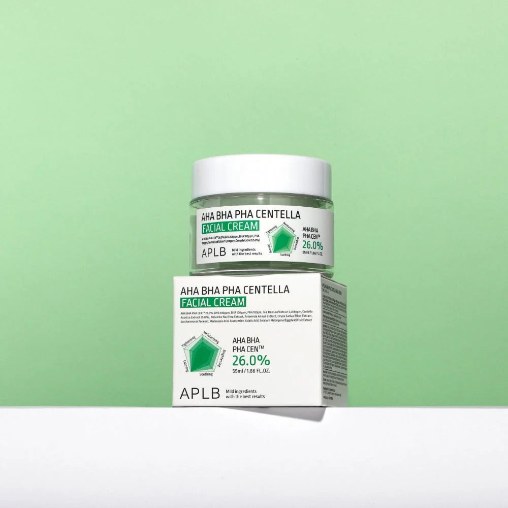 AHA BHA PHA Centella Facial Cream