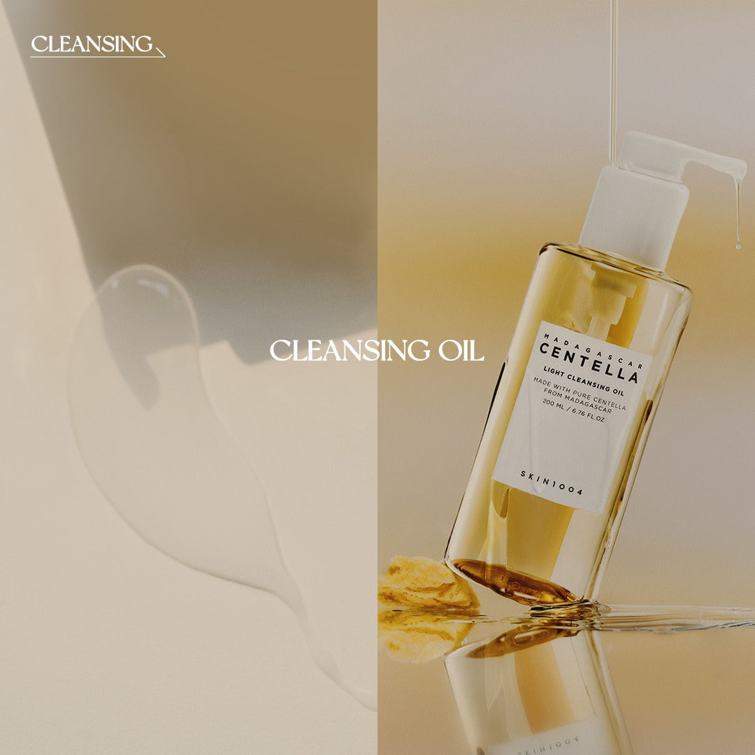 Madagascar Centella Double Cleansing Duo (Light Cleansing Oil + Ampoule Foam)