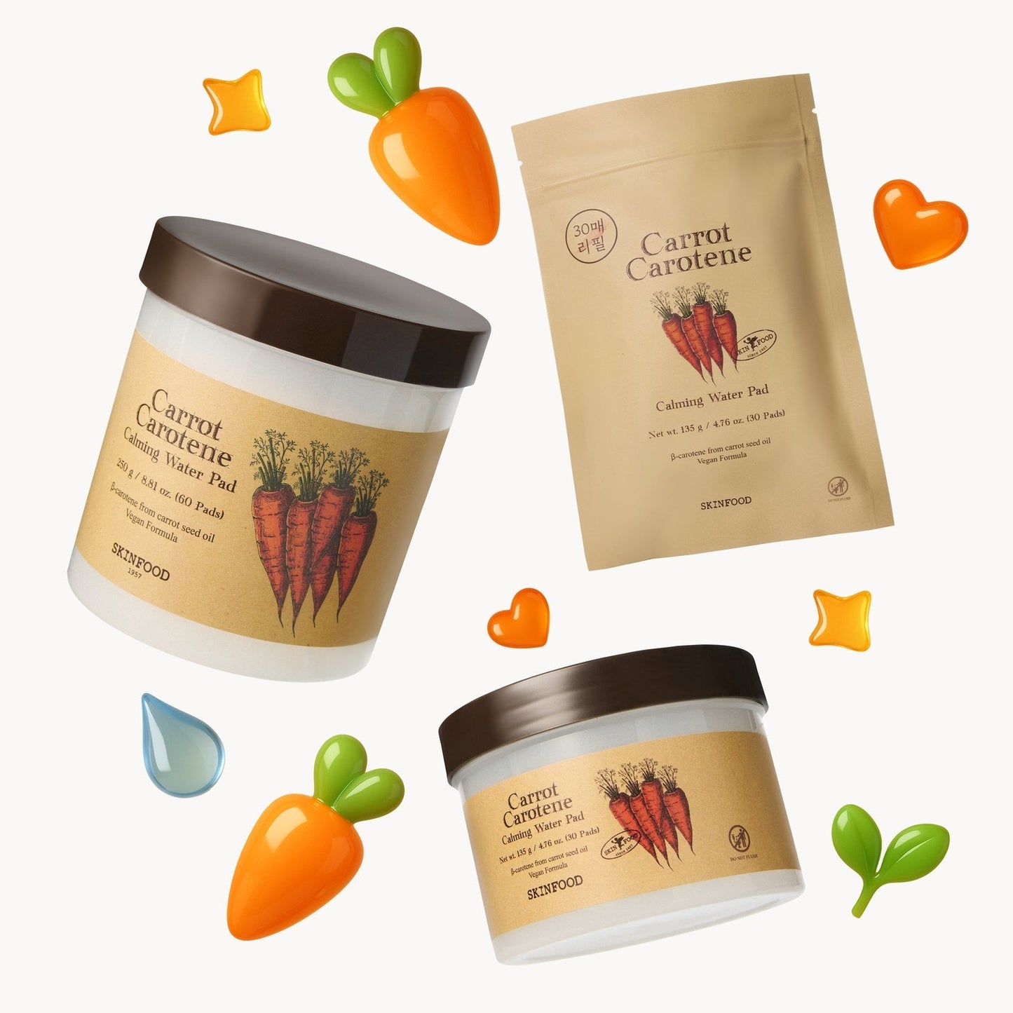 Carrot Carotene Calming Water Pad
