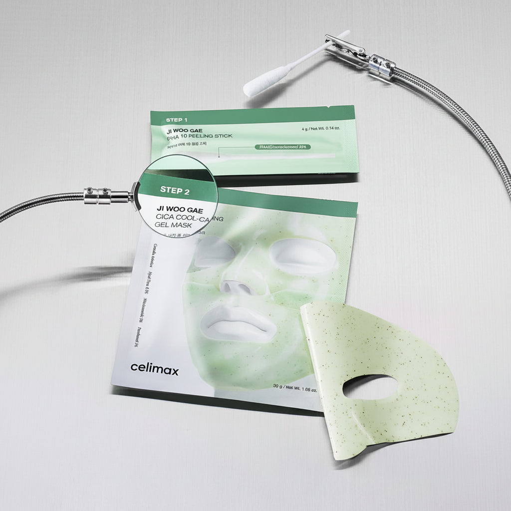 JIWOOGAE Cica Cool-Calming Gel Mask