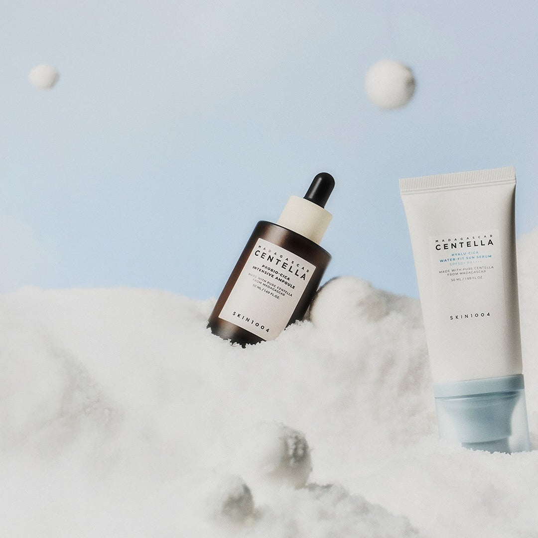 Madagascar Centella Glow 1004 Duo (Sun Serum + Probio-Cica Intensive Ampoule)
