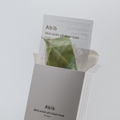 Mild Acidic Low pH Sheet Mask Heartleaf Fit