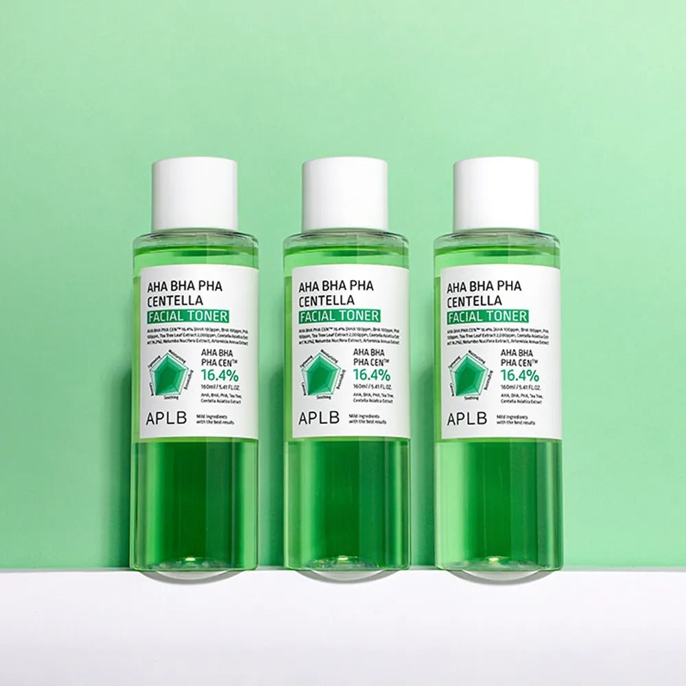 AHA BHA PHA Centella Facial Toner