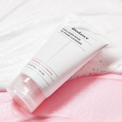 Collagen Mask To Foam Cleanser