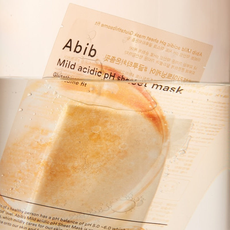 Mild Acidic Low pH Sheet Mask Glutathiosome Fit