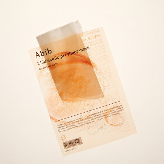Mild Acidic Low pH Sheet Mask Glutathiosome Fit