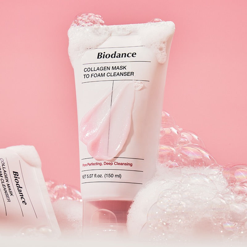 Collagen Mask To Foam Cleanser