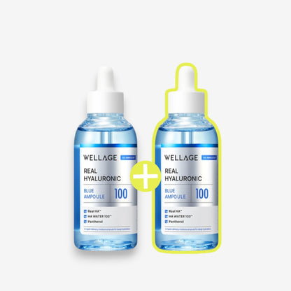 [1+1 DEAL] Real Hyaluronic Blue 100 Ampoule