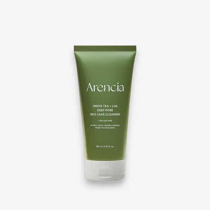 Green Tea + LHA Deep Pore Rice Cake Cleanser
