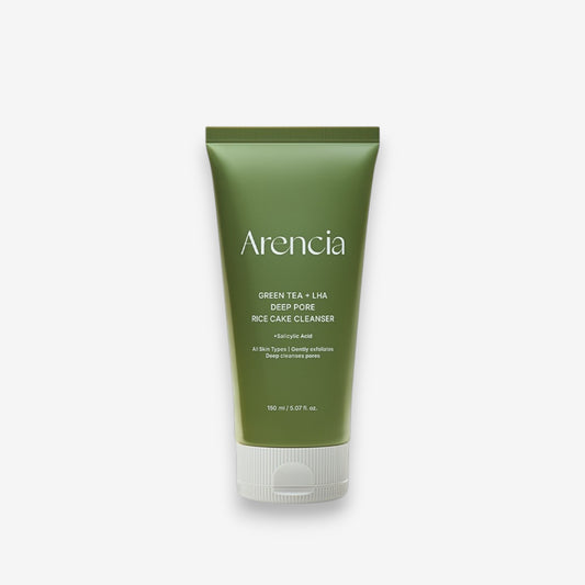 Green Tea + LHA Deep Pore Rice Cake Cleanser