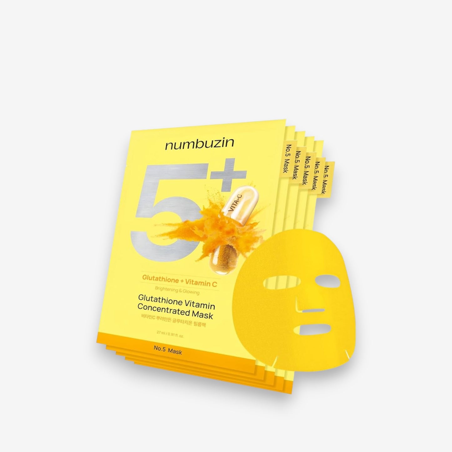 No.5 Glutathione Vitamin Concentrated Mask
