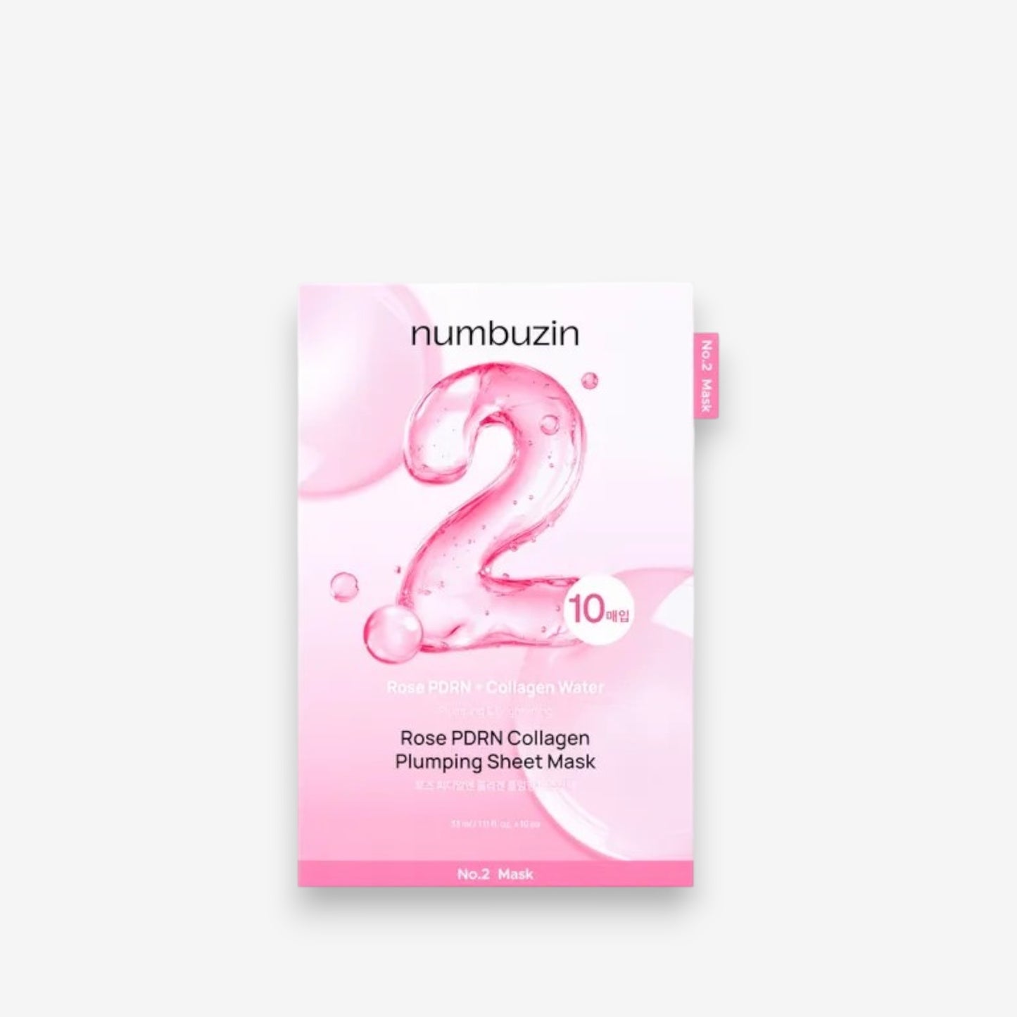 No.2 Rose PDRN Collagen Plumping Sheet Mask