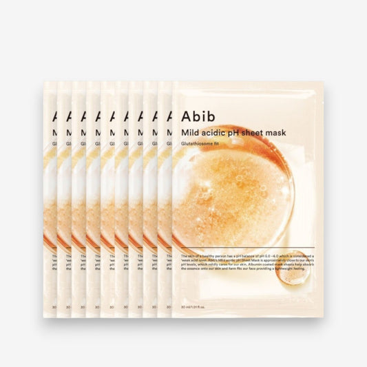 Mild Acidic Low pH Sheet Mask Glutathiosome Fit