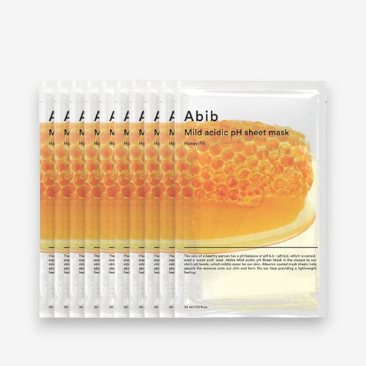 Mild Acidic Low pH Sheet Mask Honey Fit