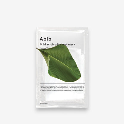 Mild Acidic Low pH Sheet Mask Heartleaf Fit