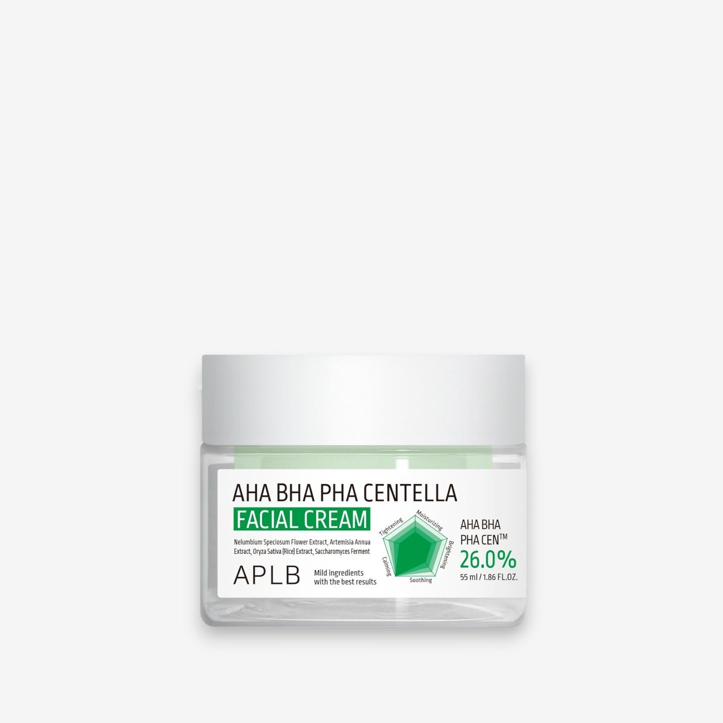 AHA BHA PHA Centella Facial Cream