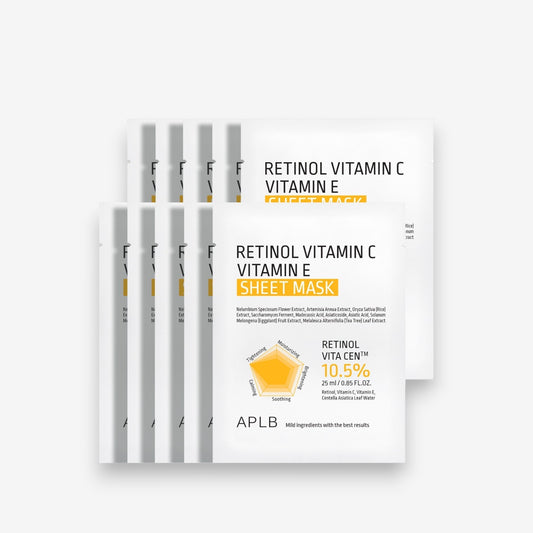 Retinol Vitamin C Vitamin E Sheet Mask