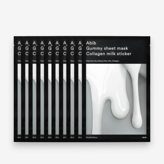 Gummy Sheet Mask Collagen Milk Sticker