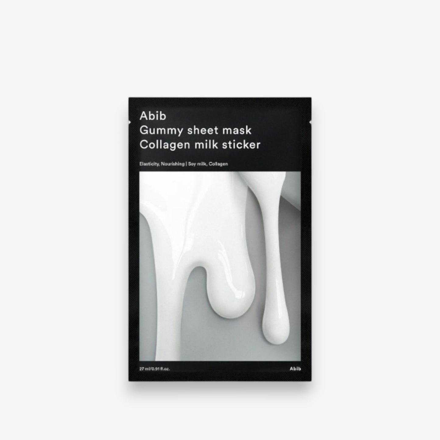 Gummy Sheet Mask Collagen Milk Sticker