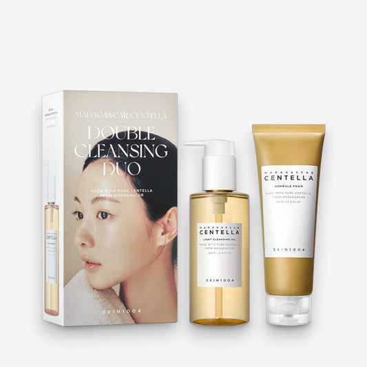 Madagascar Centella Double Cleansing Duo (Light Cleansing Oil + Ampoule Foam)